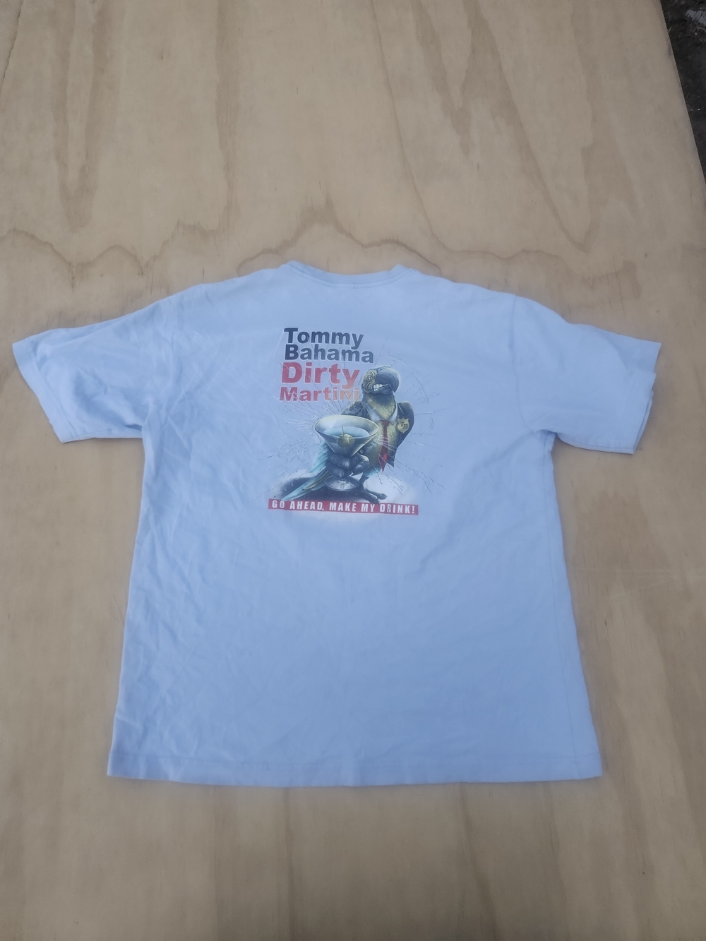 Tommy Bahama Light Blue 'Dirty Martini' Graphic Short Sleeve Tee